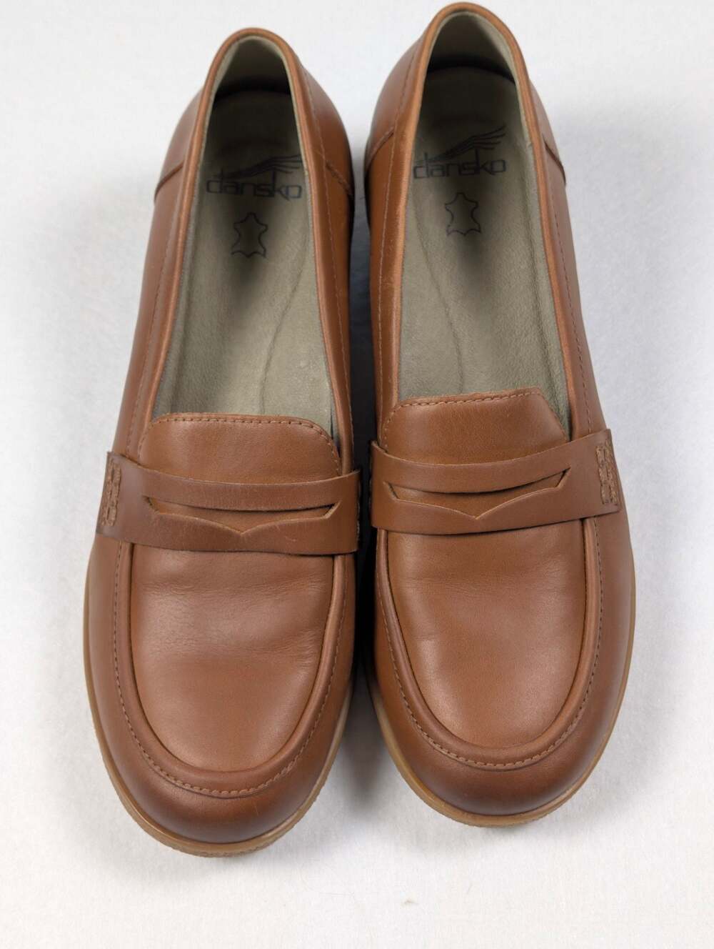 Dansko Danica Waterproof Burnished Leather Penny Loafers women's 9 1/2 - Picture 2 of 8